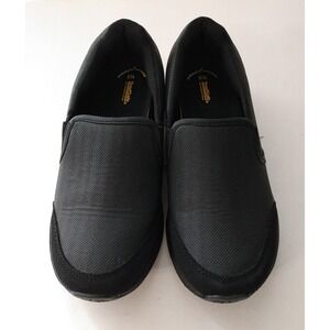 TredSafe Women's Slip Resistant Black Slip-On Shoes Size 6.5 NICE!